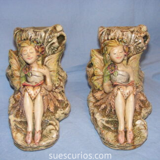 Fairy Bookends Brownlabel Signed (2)