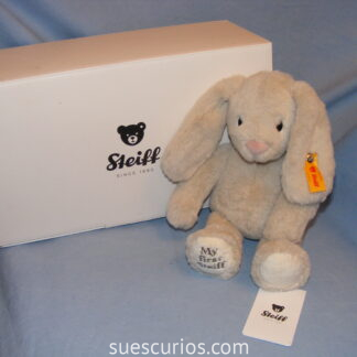My First Steiff Rabbit Grey 242342 (2)