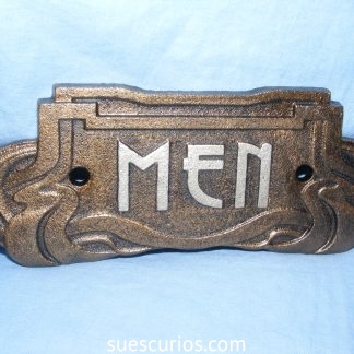 Gold Men Sign