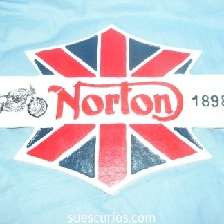 Norton Union Jack Sign